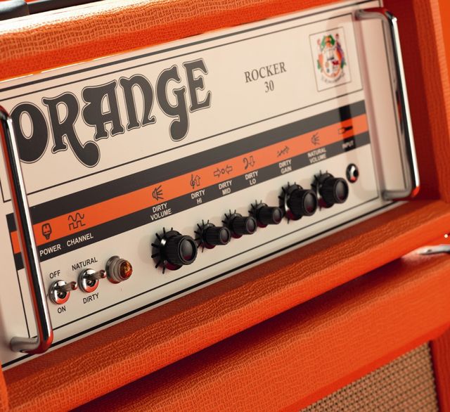 The Rocker 30 head serves up that trademark Orange tone.